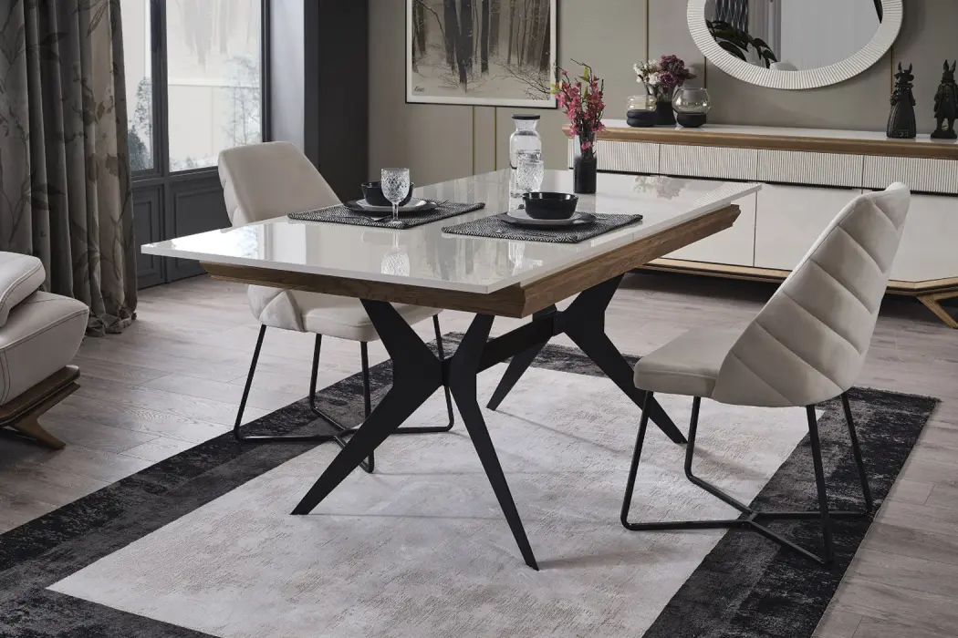 Elize Wooden Dining Room - Table & Chair