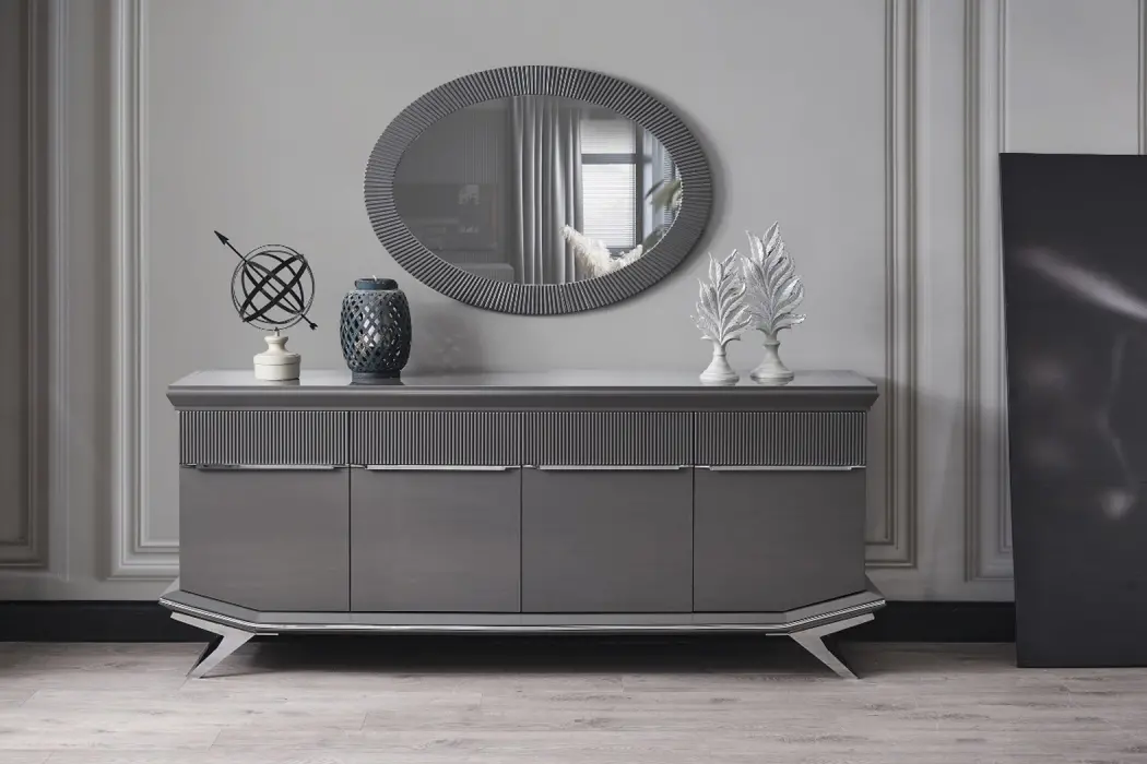 Asian Silver Dining Room - Console