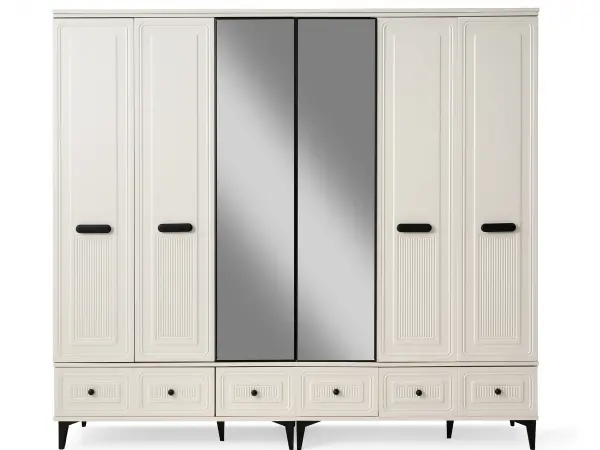 Alaska 6-Door Wardrobe