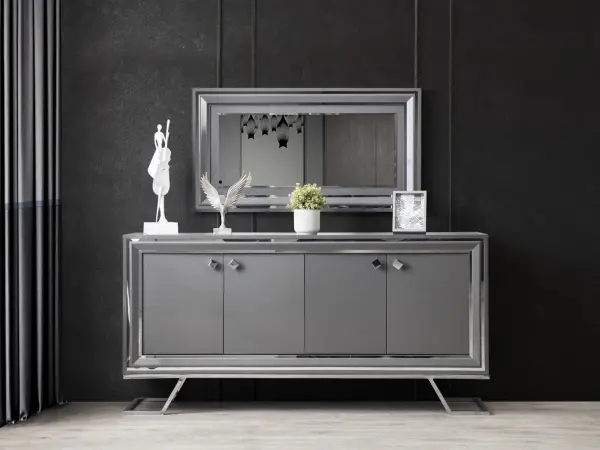 Asos Gray Dining Room - Console