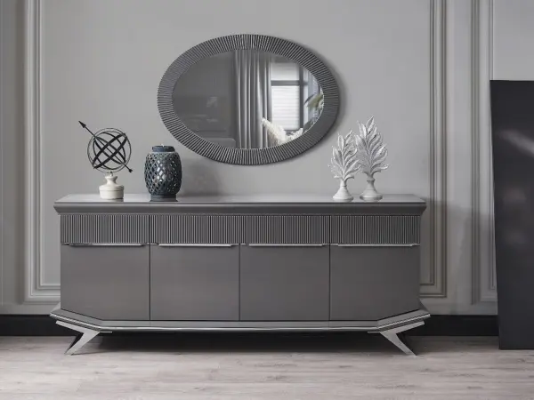 Asian Silver Dining Room - Console