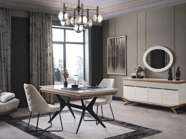 Elize Wooden Dining Room Set