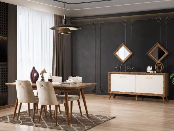 Pera Ceviz Dining Room Set