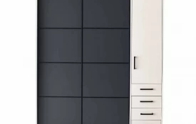 Moonstone Anthracite Sliding Wardrobe
