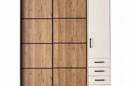 Moonstone Oak Sliding Wardrobe