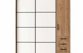 Oak Moonstone Sliding Wardrobe