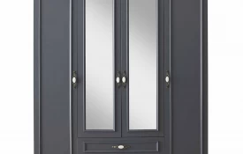 Irmak Oak Anthracite Four-Door Cabinet