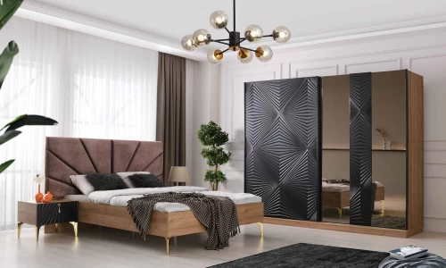 Boğaziçi Black Bedroom Set