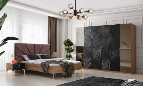 Boğaziçi Black Bedroom Set